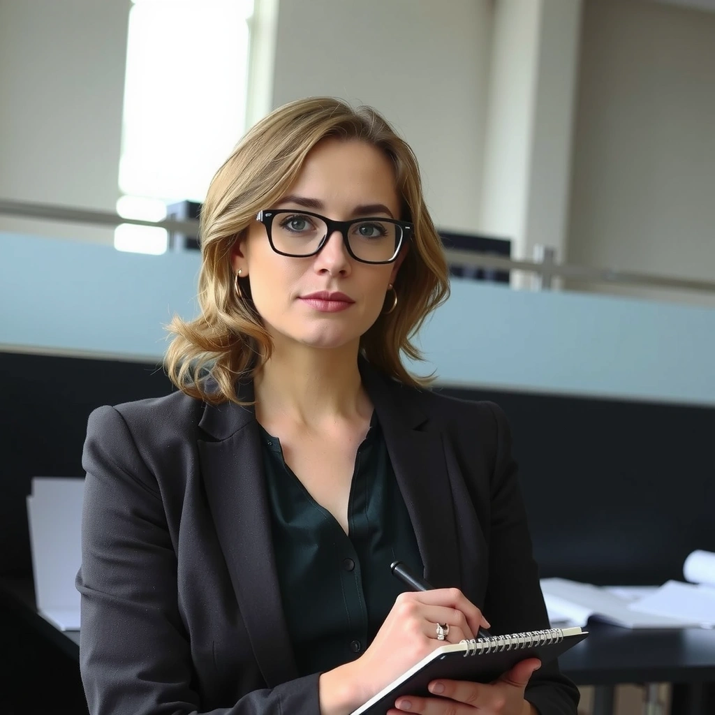 Ritratto professionale di una giornalista d'inchiesta