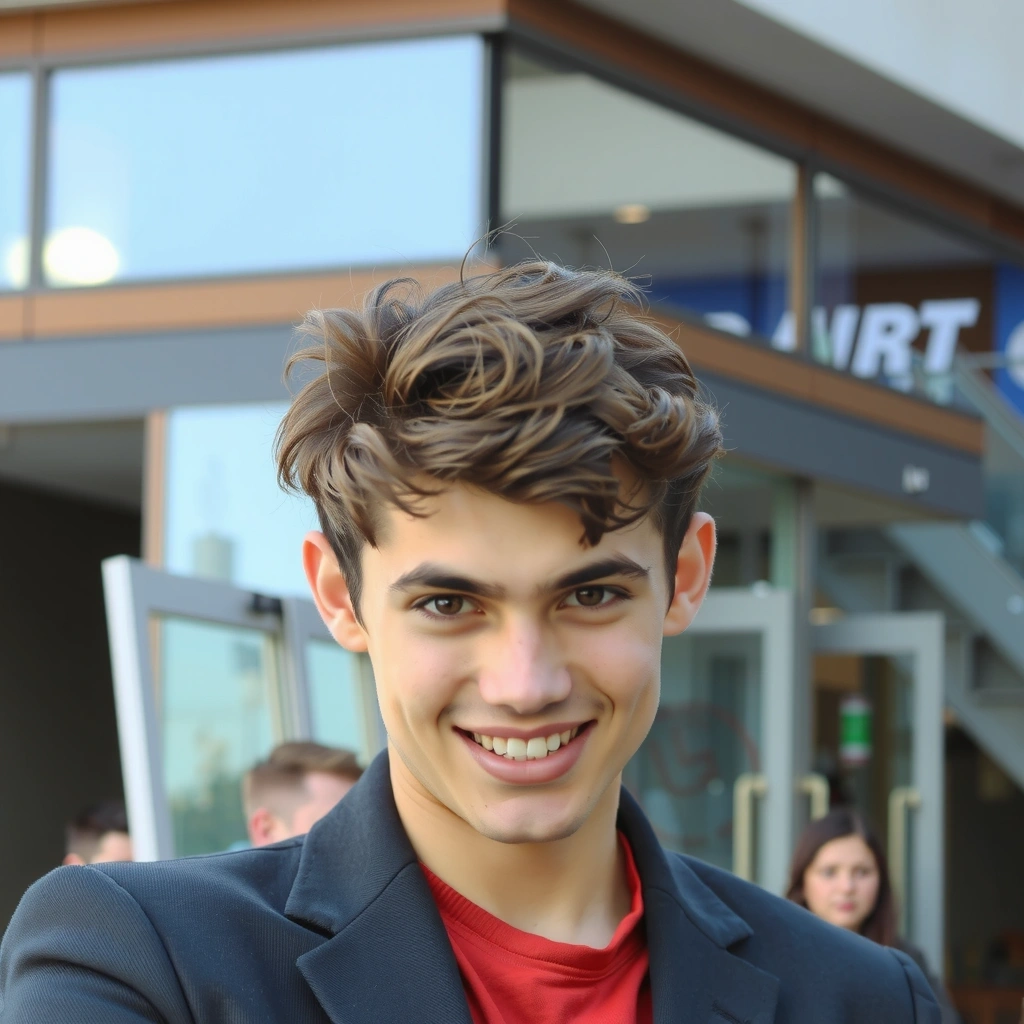 Ritratto professionale di un giovane giornalista